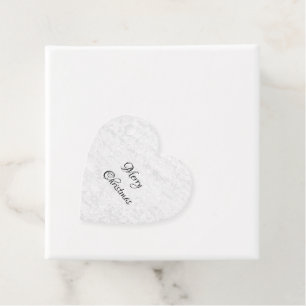 Simple minimal elegant merry christmas gift tag