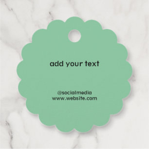 Simple minimal elegant merry christmas gift tag