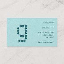Simple Minimal Elegant Pastel Teal Grey