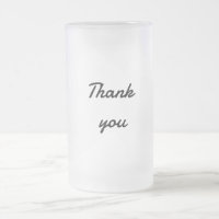 Simple minimal elegant thank you elegant custom  c