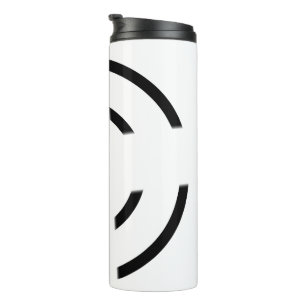 Simple minimal elegant thank you elegant custom  c thermal tumbler