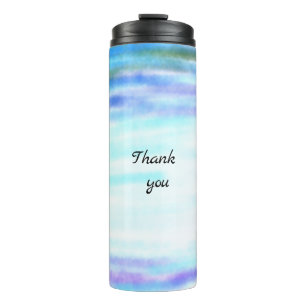 Simple minimal elegant thank you elegant custom c thermal tumbler