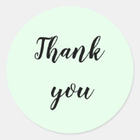 Simple minimal elegant thank you elegant custom