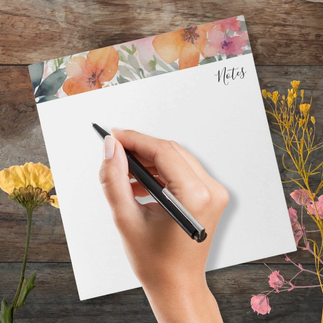 Simple Minimal Floral Everyday Notepad (Creator Uploaded)