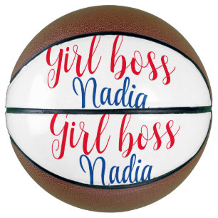 simple minimal girl boss add name text image busin basketball