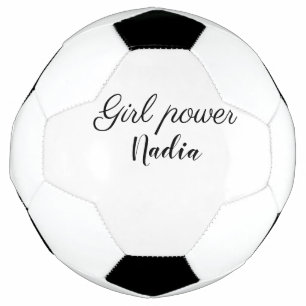 simple minimal girl power add name text image busi football