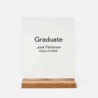 simple minimal graduate add name modern class 