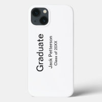 simple minimal graduate add name modern class 