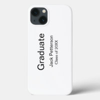 simple minimal graduate add name modern class 
