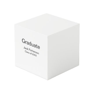 simple minimal graduate add name modern class  cube