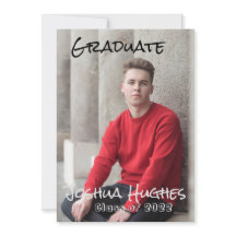 Simple Minimal Graduation Invitation