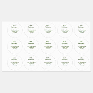 Simple minimal green add your text name photo cust