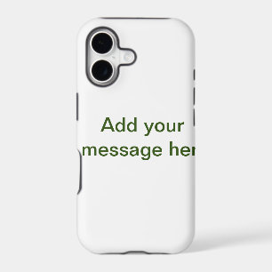 Simple minimal green add your text name photo cust