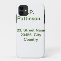 Simple minimal green add your text name photo cust