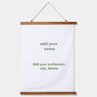 Simple minimal green add your text name photo cust