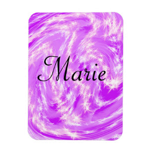 simple minimal light pastel pink add your name th magnet