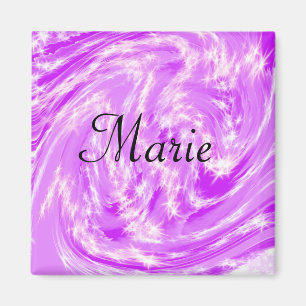 simple minimal light pastel pink add your name th magnet