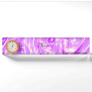 simple minimal light pastel pink add your name th nameplate