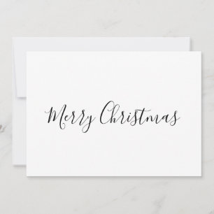 SIMPLE MINIMAL merry Christmas Card