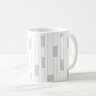 Simple, minimal, modern line graphic pattern coffee mug