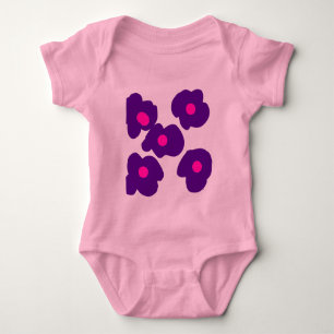SIMPLE MINIMAL MODERN MONOGRAM ELEGANT STYLE CHIC  BABY BODYSUIT