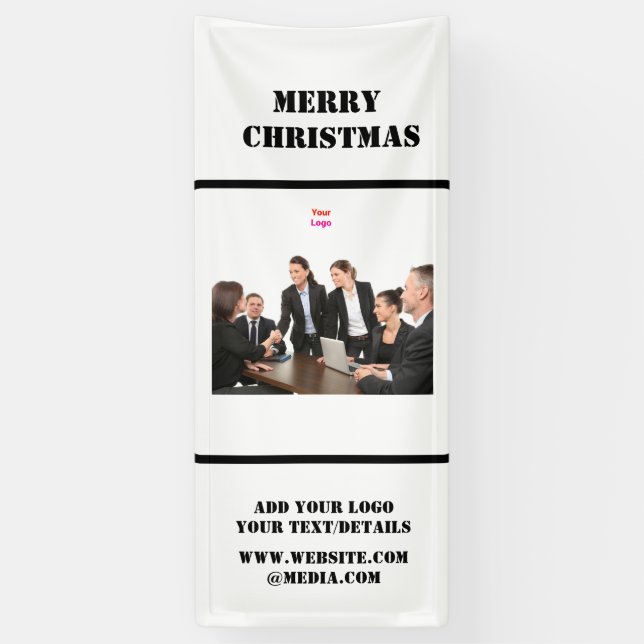 SIMPLE MINIMAL MODERN MONOGRAM ELEGANT STYLE CHIC  BANNER (Vertical)