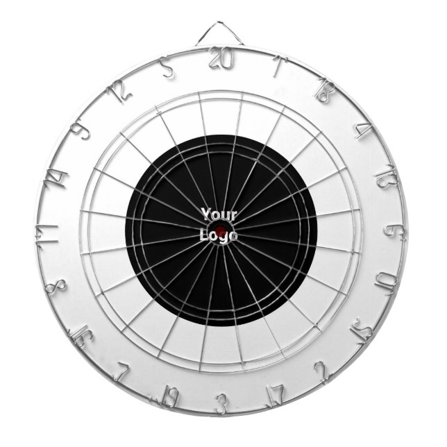 SIMPLE MINIMAL MODERN MONOGRAM ELEGANT STYLE CHIC  DARTBOARD (Front)