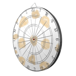 SIMPLE MINIMAL MODERN MONOGRAM ELEGANT STYLE CHIC DARTBOARD