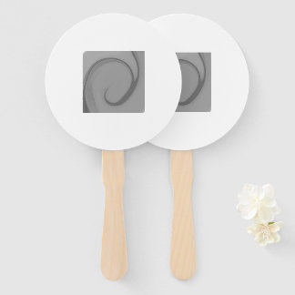 SIMPLE MINIMAL MODERN MONOGRAM ELEGANT STYLE CHIC HAND FAN
