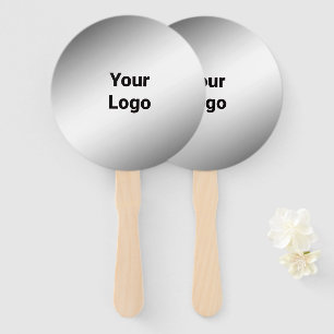 SIMPLE MINIMAL MODERN MONOGRAM ELEGANT STYLE CHIC  HAND FAN