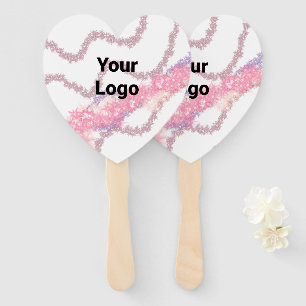 SIMPLE MINIMAL MODERN MONOGRAM ELEGANT STYLE CHIC  HAND FAN