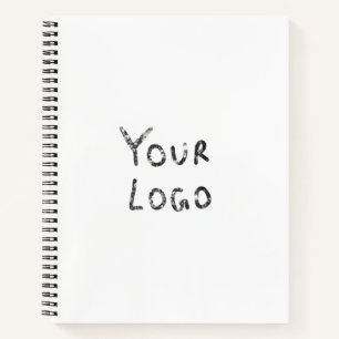 SIMPLE MINIMAL MODERN MONOGRAM ELEGANT STYLE CHIC NOTEBOOK
