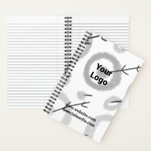 SIMPLE MINIMAL MODERN MONOGRAM ELEGANT STYLE CHIC NOTEBOOK