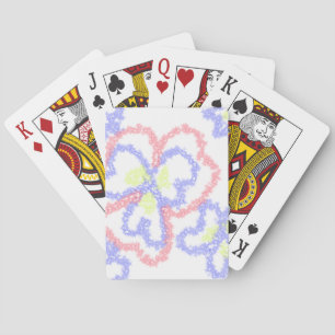 SIMPLE MINIMAL MODERN MONOGRAM ELEGANT STYLE CHIC PLAYING CARDS