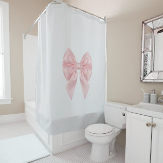 SIMPLE MINIMAL MODERN MONOGRAM ELEGANT STYLE CHIC  SHOWER CURTAIN