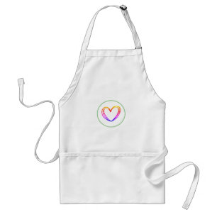 SIMPLE MINIMAL MODERN MONOGRAM ELEGANT STYLE CHIC  STANDARD APRON