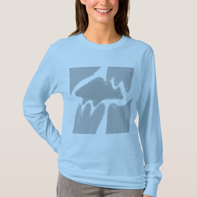 SIMPLE MINIMAL MODERN MONOGRAM ELEGANT STYLE CHIC  T-Shirt (Front)