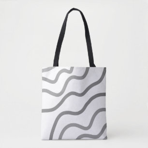 SIMPLE MINIMAL MODERN MONOGRAM ELEGANT STYLE CHIC TOTE BAG