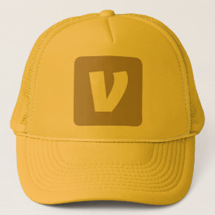 SIMPLE MINIMAL MODERN MONOGRAM ELEGANT STYLE CHIC TRUCKER HAT
