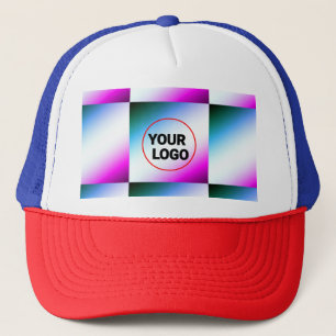 SIMPLE MINIMAL MODERN MONOGRAM ELEGANT STYLE CHIC TRUCKER HAT
