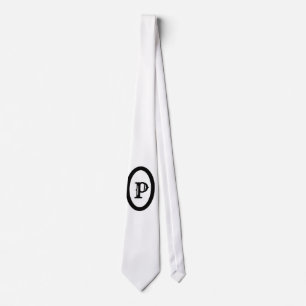 SIMPLE MINIMAL MODERN MONOGRAM ELEGANT STYLE TOTE TIE