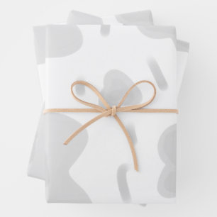 SIMPLE MINIMAL MODERN MONOGRAM ELEGANT STYLE TOTE WRAPPING PAPER SHEET