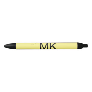 Simple minimal monogram add text travel plane phot black ink pen