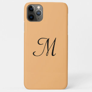simple minimal monogram logo elegant personalised iPhone 11 pro max case