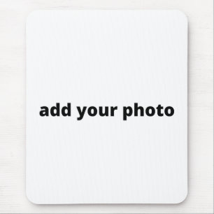 simple minimal monogram logo elegant personalised  mouse mat