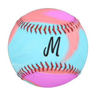 simple minimal monogram logo personalised baking baseball