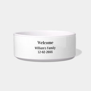 simple minimal monogram logo personalised baking   bowl