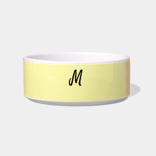simple minimal monogram logo personalised baking bowl