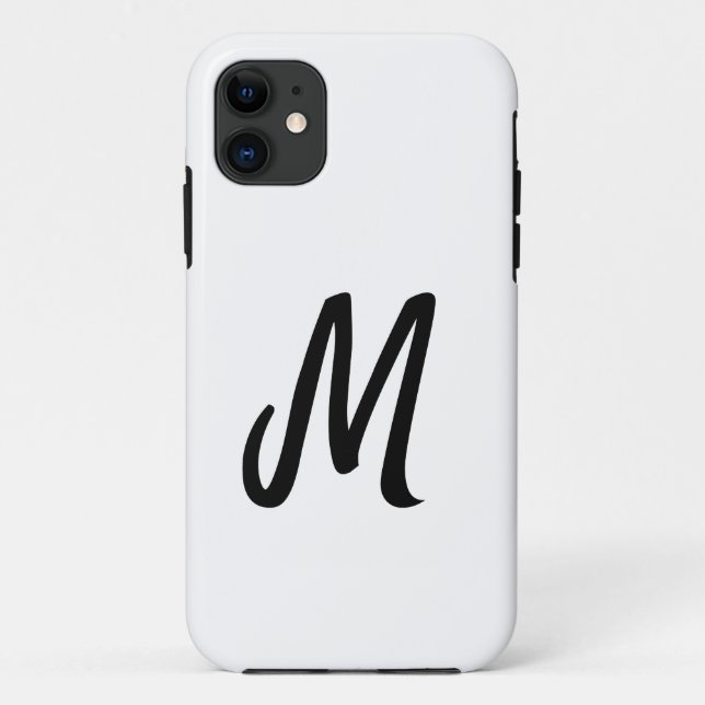 simple minimal monogram logo personalised baking   Case-Mate iPhone case (Back)