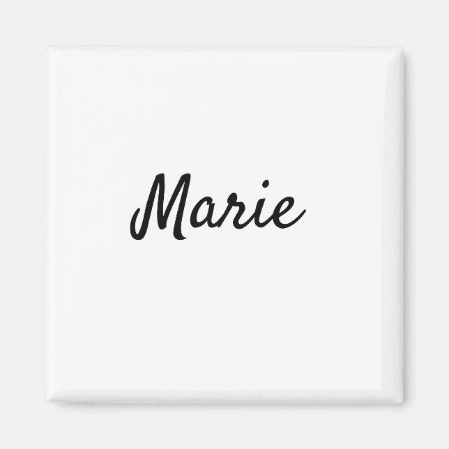 simple minimal monogram logo personalised baking   magnet (Front)